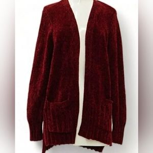 Burgundy Cardigan